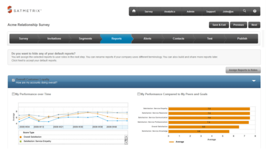 sat metrix customer experience software survey