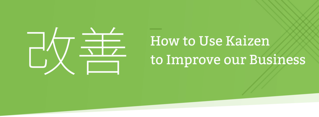 Kaizen process improvement header