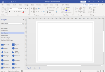 microsoft visio screenshot