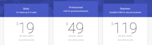 Prosperworks Pricing