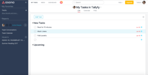 asana tasks screenshot