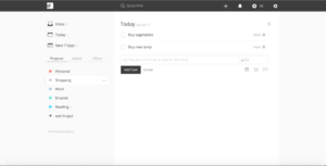 todoist task screenshot