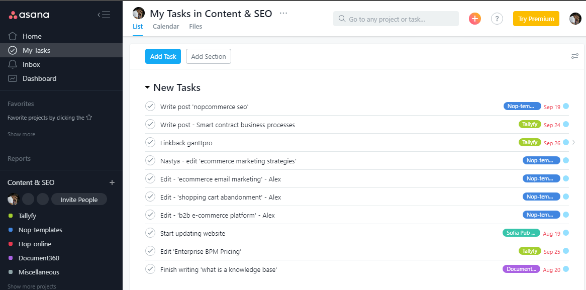 Asana Board vs Trello comparison