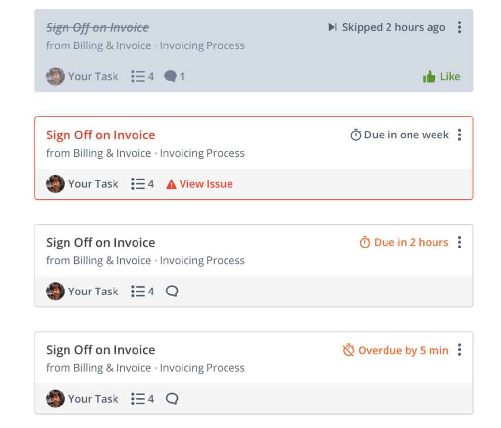 tallyfy process map